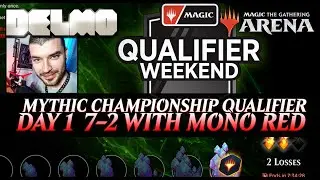 7-2 Mythic Championship Qualifier DAY 1 with MonoR [MTG Magic Arena ITA]