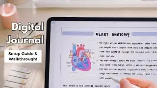 Как настроить свой цифровой дневник для записей | Руководство по ведению Bullet Journal на iPad и...