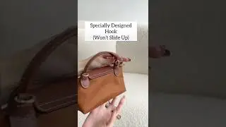 How to turn a Longchamp Pouch into a crossbody bag! 🤫 #longchamp #shortsfeed