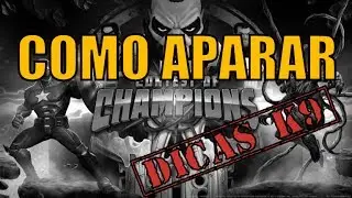 Dicas K9: APARAR - Marvel Torneio de Campeões | Contest of Champions