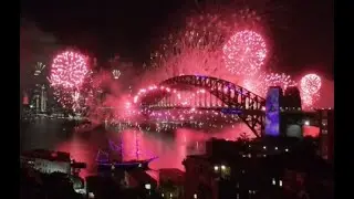 Sydney Australia NYE Fireworks 2024