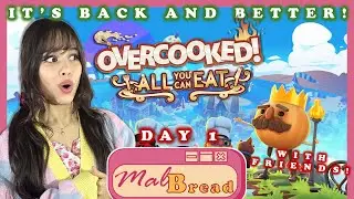 Total Kitchen Chaos in Overcooked! All You Can Eat 😂🔥🍞 MalBread VOD #cozygaming