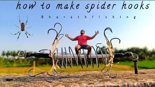 spider fishing hooks how to make feeder fishing  telugu@Bharathfishing #video