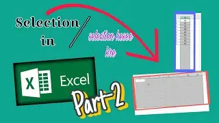 Selection in Excel | Part-2 |