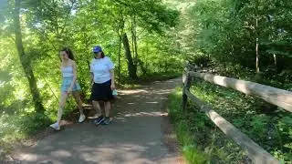 Bronxville to Scarsdale by way of the Bronx River Pathway.