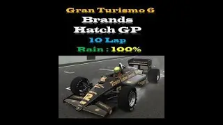 Gran Turismo 6 / Brands Hatch GP / 10 Lap / Rain:100%