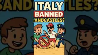 Italy BANNED Sandcastles?! | Weird Beach Law #shorts