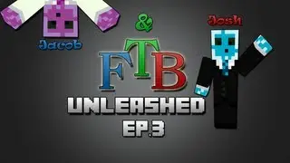 Minecraft FTB Unleashed Modpack Multiplayer Ep.3 - River Generation!