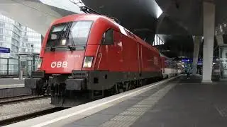 &Ouml;BB 1116 044 mit D 147 nach Zahony | Abfahrt in Wien Hauptbahnhof am 3.9.2018