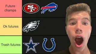 RANKING EVERY NFL TEAMS FUTURE!!