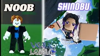 NOOB TO REWORKED INSECT BREATHING SHINOBU|Weak legacy 2