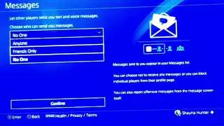 How to remove messages on ps4