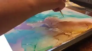 Alcohol ink in 3 minutes!