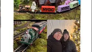 2025 Botanical gardens Holiday Train Show with Sabrina 