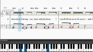 Feels (featuring Pharrell Williams, Katy Perry and Big Sean) by Calvin Harris - Easy piano tut...