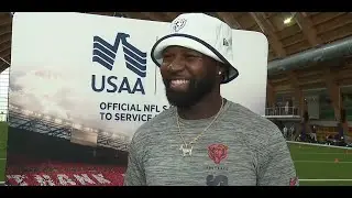 Hall of Famer Devin Hester reunites with Bears at training camp