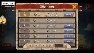 Castle Clash Forgotten Trial 57 | 35 sec - Rank 1st | Team Chạy Thí Luyện Tầng 57