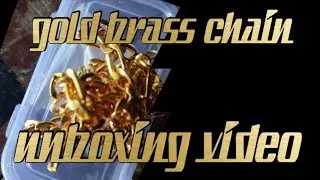 🎖Gold brass 🌟chain ordered by 💲snapdeal 💲unboxing video🌟