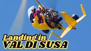 Gyrocopter - Autogiro ELA07 - Landing in Campo Volo Valsusa - Vaie - Marzo 2024