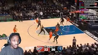 REACTING TO  Oklahoma City Thunder vs Minnesota Timberwolves Full Game Highlights!