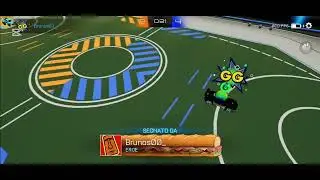 Rocket league sideswipe gameplay on iPhone 11 Pro.