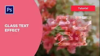 Glassmorphism Text Effect in Adobe Photoshop