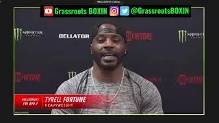 Tyrell Fortune | BELLATOR 255 | Pitbull vs Sanchez 2 | Featherweight Grand Prix - Press Conference