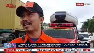 Kemacetan Panjang di Tol Jakarta-Merak Akibat Jalan Terendam Banjir #Beritasatu