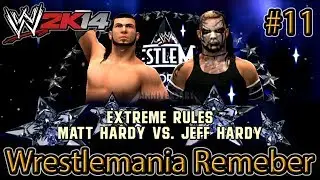 WWE 2K14 - Wrestlemania Remember: Matt Hardy vs Jeff Hardy - Wrestlemania 25