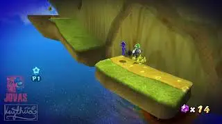 Race Against Cosmic Mario with Luigi in Honeyhive Galaxy (Failed Attempt) - SMG (SM3DAS)