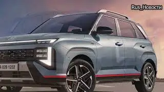 Авто обзор -Hyundai Venue N Line  2026  Внедорожник выглядит крупнее и агрессивнее