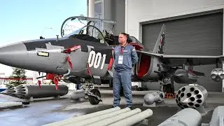 Модернизированный Як-130М показан в России