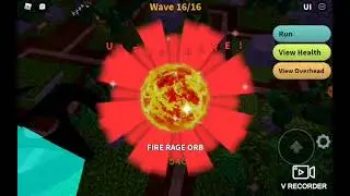 getting fire rage orb and beating challenge 1 with random people