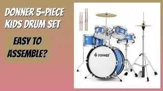 REVIEW (2025): Donner 5-Piece Kids Drum Set. Features