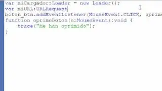 Flash CS4 URLRequest ActionScript 3.0