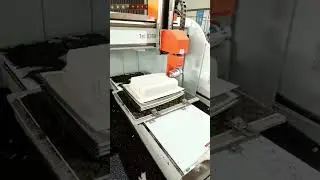 RBT Luggage intelligent production line of forming and cutting #luggage #machine #CNC #PLC #factory