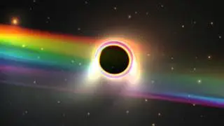 4K Photonic Ring Twisting Light Effect Motion Background 2160p
