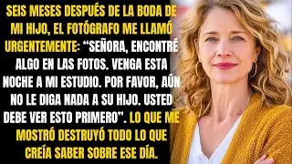 EL FOTÓGRAFO LLAMÓ 6 MESES DESPUÉS DE LA BODA DE MI HIJO — LO QUE VIO LO CAMBIÓ TODO