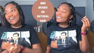 Natural Hair Style | Mini Braids | 4C Hair | Jas Nicole