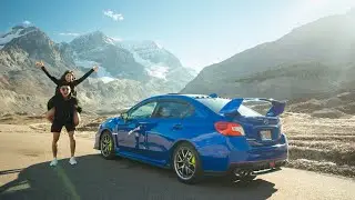 10 Hour Road Trip in our Subaru STI! | Vancouver to Banff