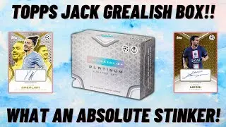 Topps Jack Grealish Platinum Curated set box opening & review!!