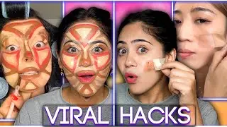 Testing Viral Crazy Makeup Beauty Hacks | Do they even work 🤯? | Ronak Qureshi