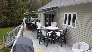 Gilford NH. Sunesta Sunstyle Motorized Awning with wind sensor