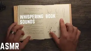 ASMR Book Reading Sounds (Close Whispers)