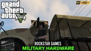 GTA 5 PC 4K - MISSION-#48 MILITARY HARDWARE [ ROCKSTAR GAMES PC 4K VIDEO ] HOW TO COMPLETE MISSION ?