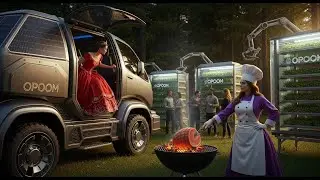 Grasshopper AI Mobile Smart Farm and Barbecue &ndash; Human Food Solution