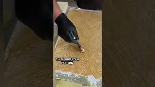 HOW TO APPLY TRAVERTINO PAINT #wood #construction #diy #paintingtutorial  #painting #travertine