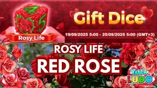 Gift Dice Rosy Life activity Red Rose Yalla Ludo