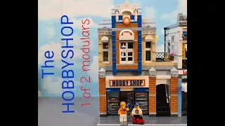 Custom Lego modular Hobby Shop