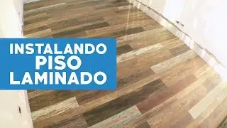 Cómo instalar un piso laminado con terminación vintage